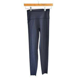 OFFLINE by Aerie Goals 7/8 Leggings High Rise Navy Blue Small Athleisure